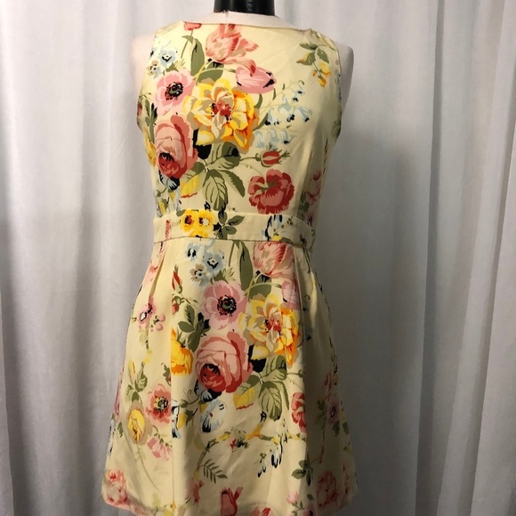 Ellelauri Chole Women's Dress Light Yellow Floral - Picture 3 of 8
